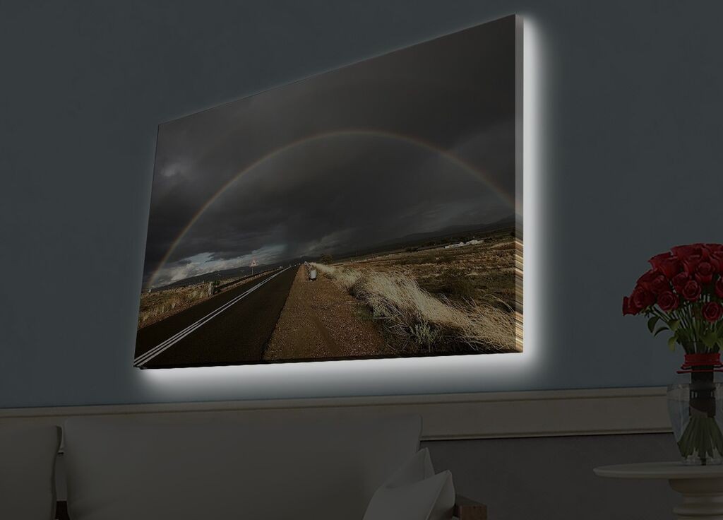 Zidna slika sa LED osvjetljenjem 4570HDACT-013, 45x70 cm