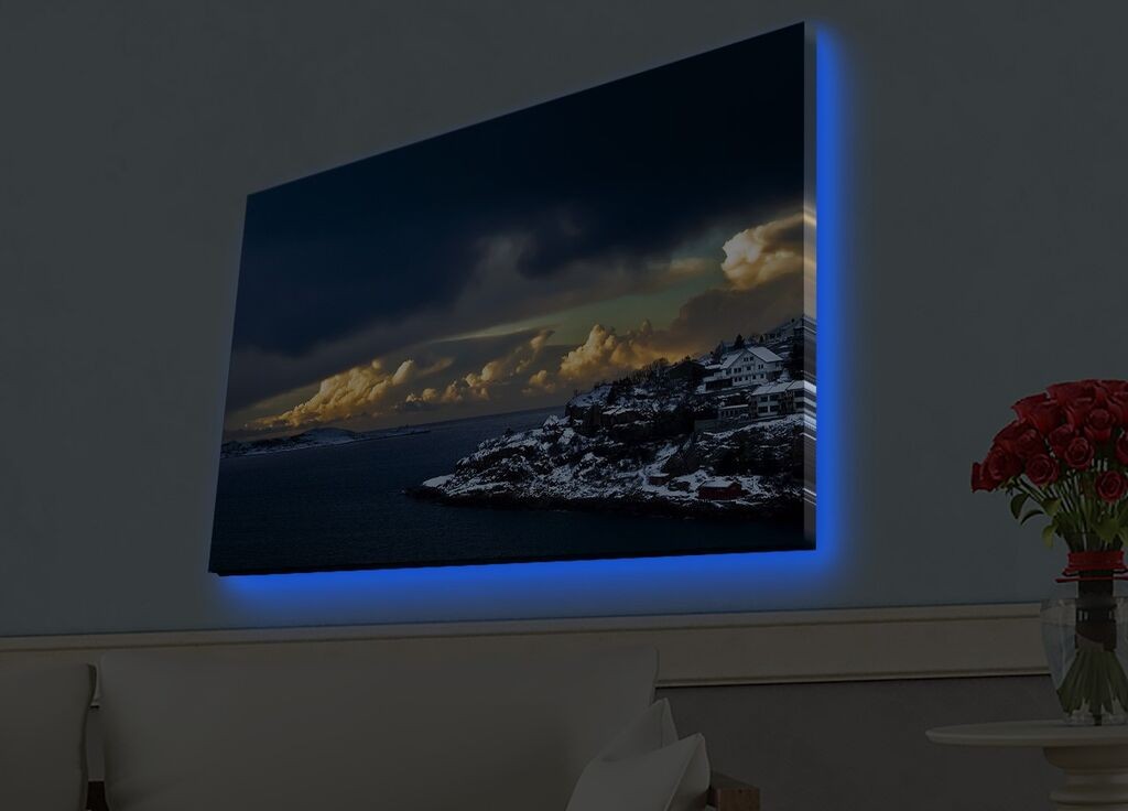 Zidna slika sa LED osvetljenjem 4570HDACT-063, 45x70 cm