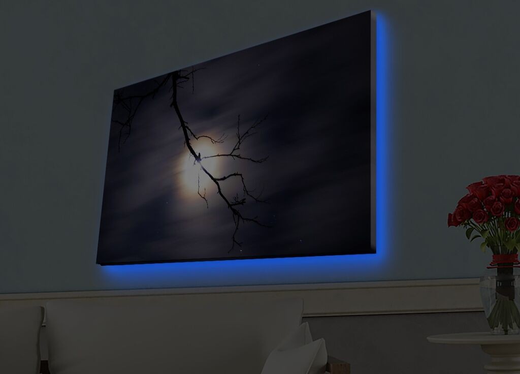 Zidna slika sa LED osvetljenjem 4570HDACT-019, 45x70 cm