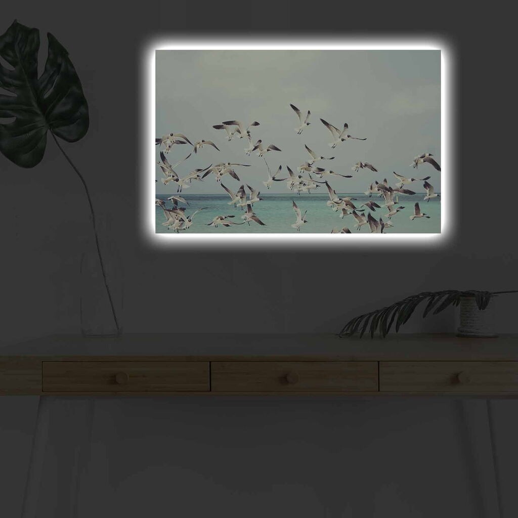 Zidna slika sa LED osvetljenjem 4570DHDACT-139, 45x70 cm