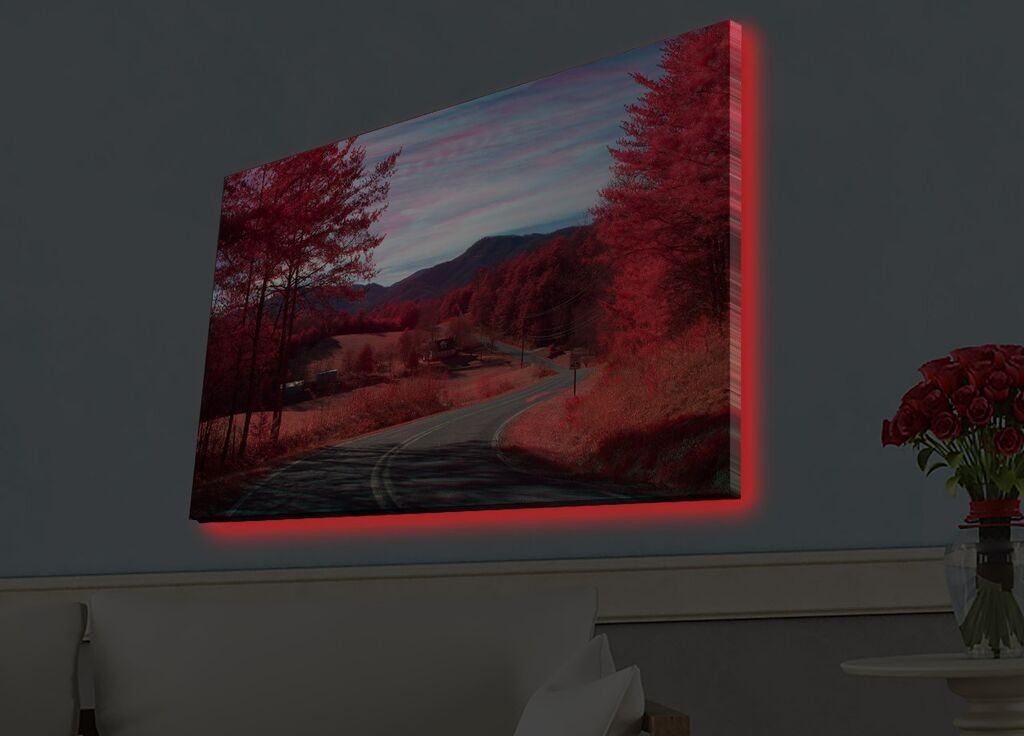 Zidna slika sa LED osvetljenjem 4570HDACT-065, 45x70 cm