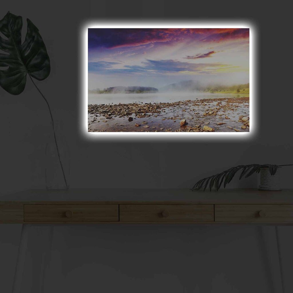 Zidna slika sa LED osvetljenjem 4570DHDACT-112, 45x70 cm