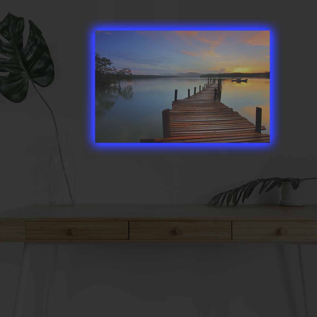 Zidna slika sa LED osvjetljenjem 4570DHDACT-012, 45x70 cm