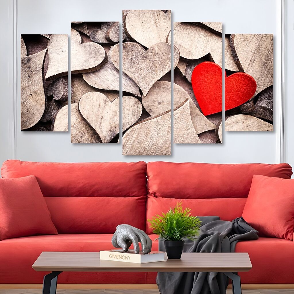 Wallity Set slika 5MDF4529, 5 dijelova