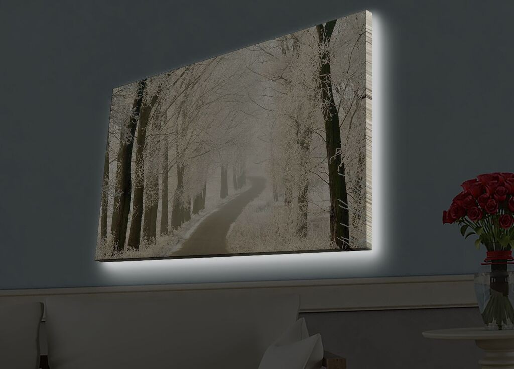 Zidna slika sa LED osvetljenjem 4570HDACT-057, 45x70 cm