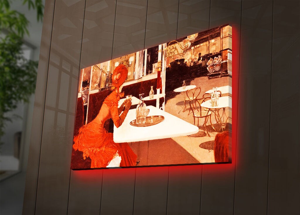 Zidna slika sa LED osvetljenjem 4570DACT-69, 45x70 cm