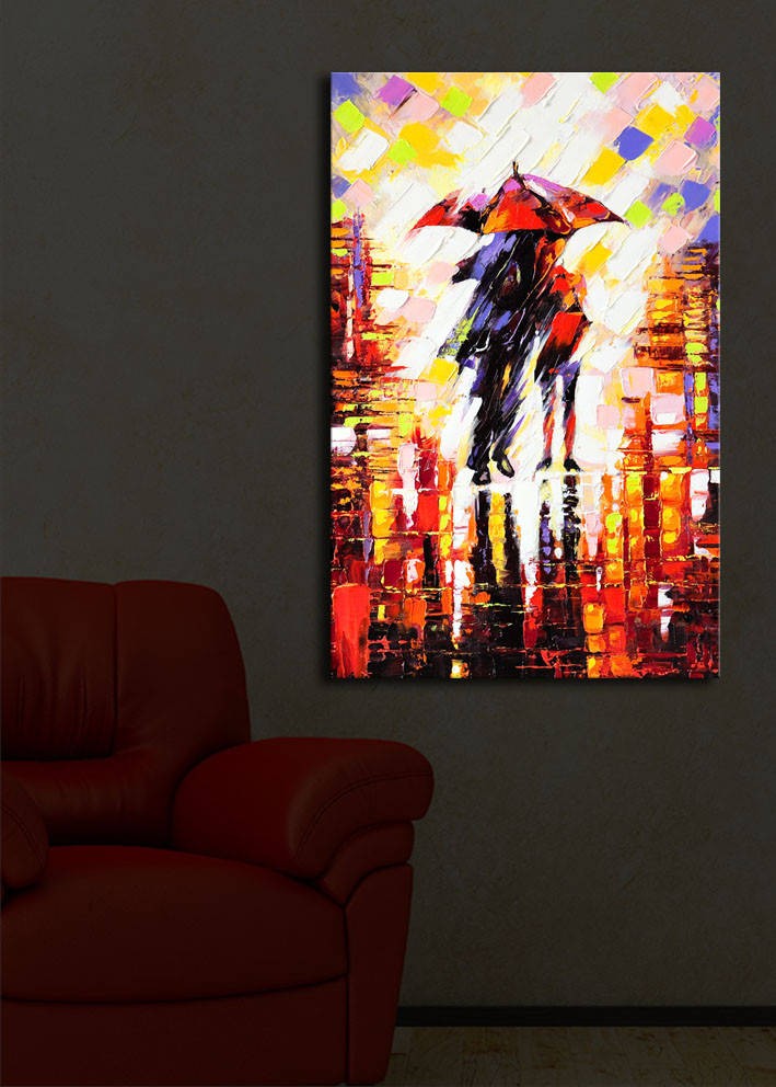 Zidna slika sa LED osvetljenjem 4570IACT-19, 45x70 cm