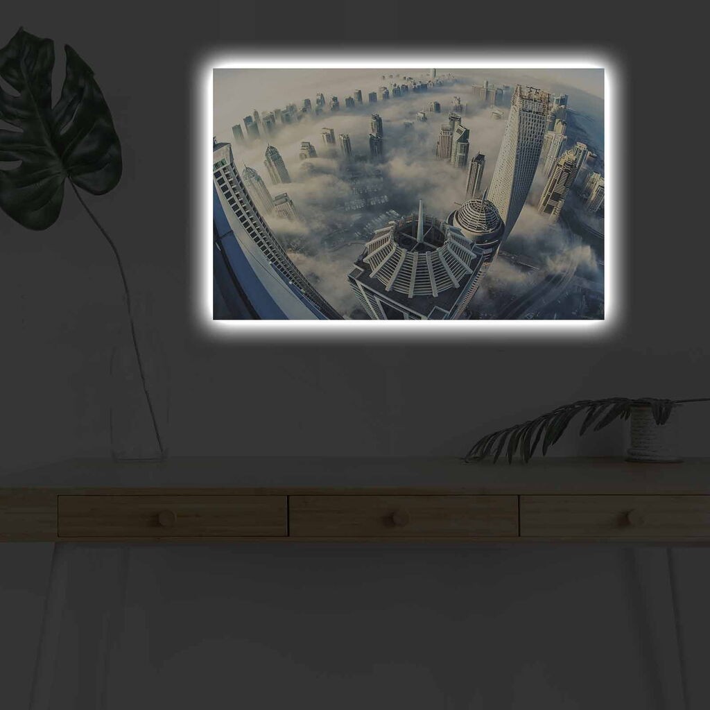 Zidna slika sa LED osvetljenjem 4570DHDACT-071, 45x70 cm