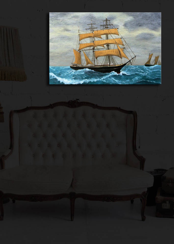 Zidna slika sa LED osvetljenjem 4570IACT-23, 45x70 cm