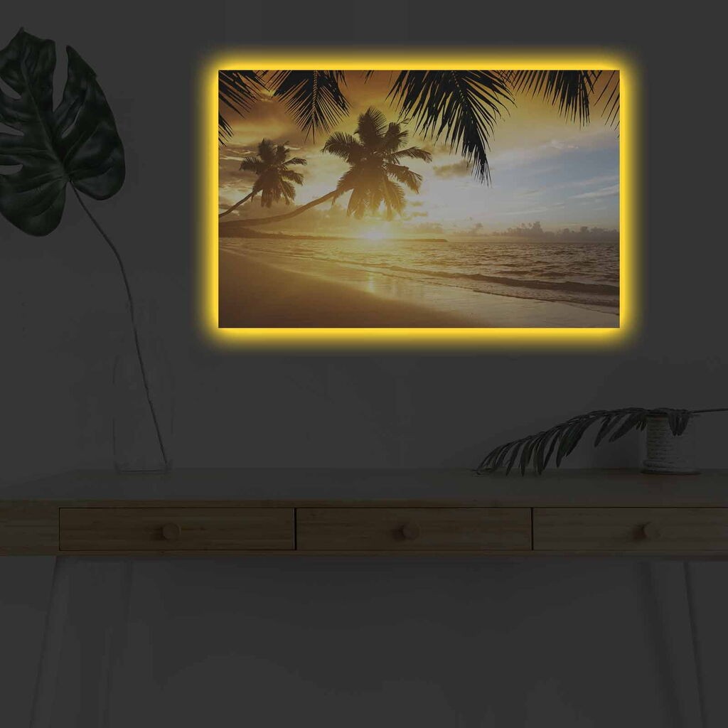 Zidna slika sa LED osvetljenjem 4570DHDACT-109, 45x70 cm