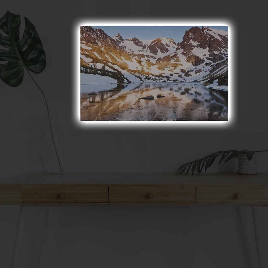 Zidna slika sa LED osvetljenjem 4570DHDACT-129, 45x70 cm