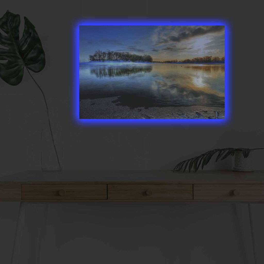 Zidna slika sa LED osvjetljenjem 4570DHDACT-011, 45x70 cm