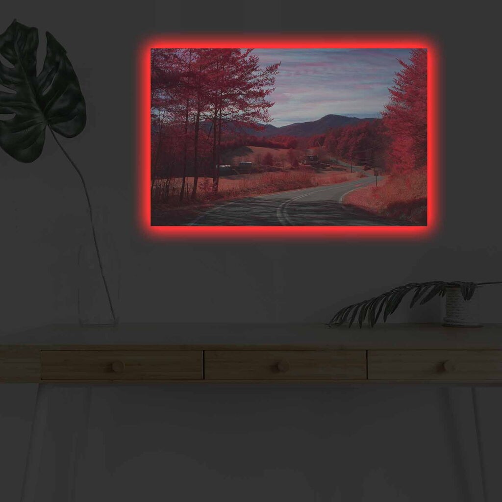 Zidna slika sa LED osvetljenjem 4570DHDACT-033, 45x70 cm