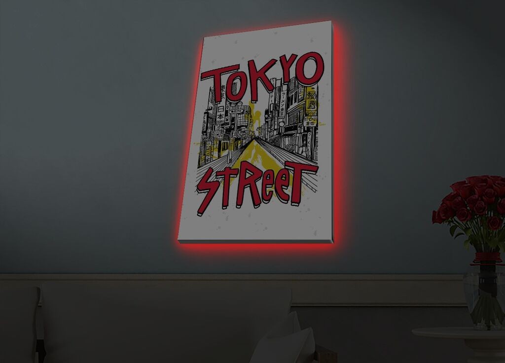 Zidna slika sa LED osvetljenjem 4570HDACT-101, 45x70 cm