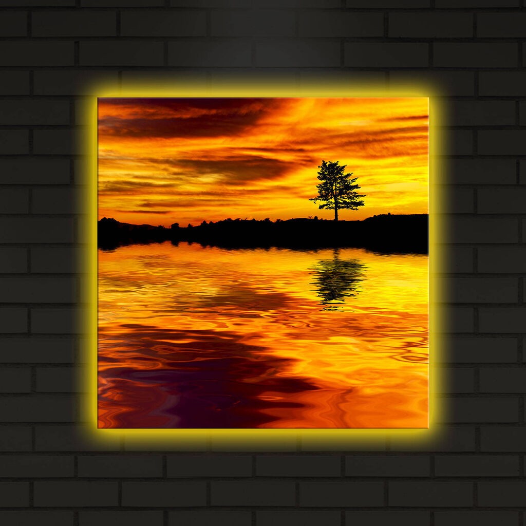 Zidna slika sa LED osvetljenjem 4040DACT-2, 40x40 cm