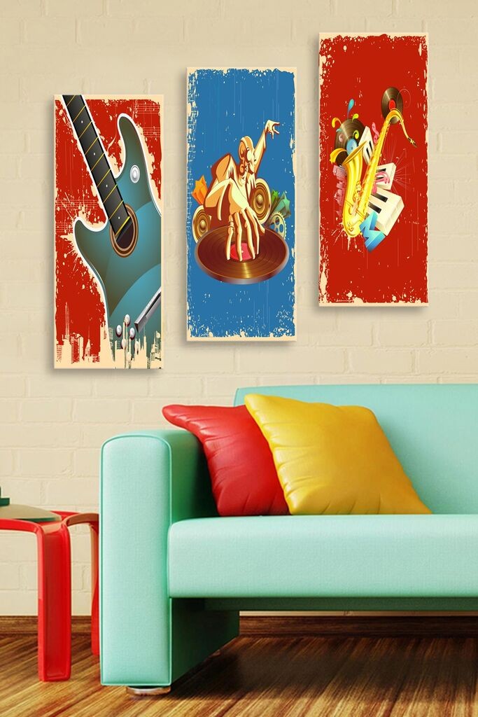 Set slika Wallity MDF0050, 3 dijela