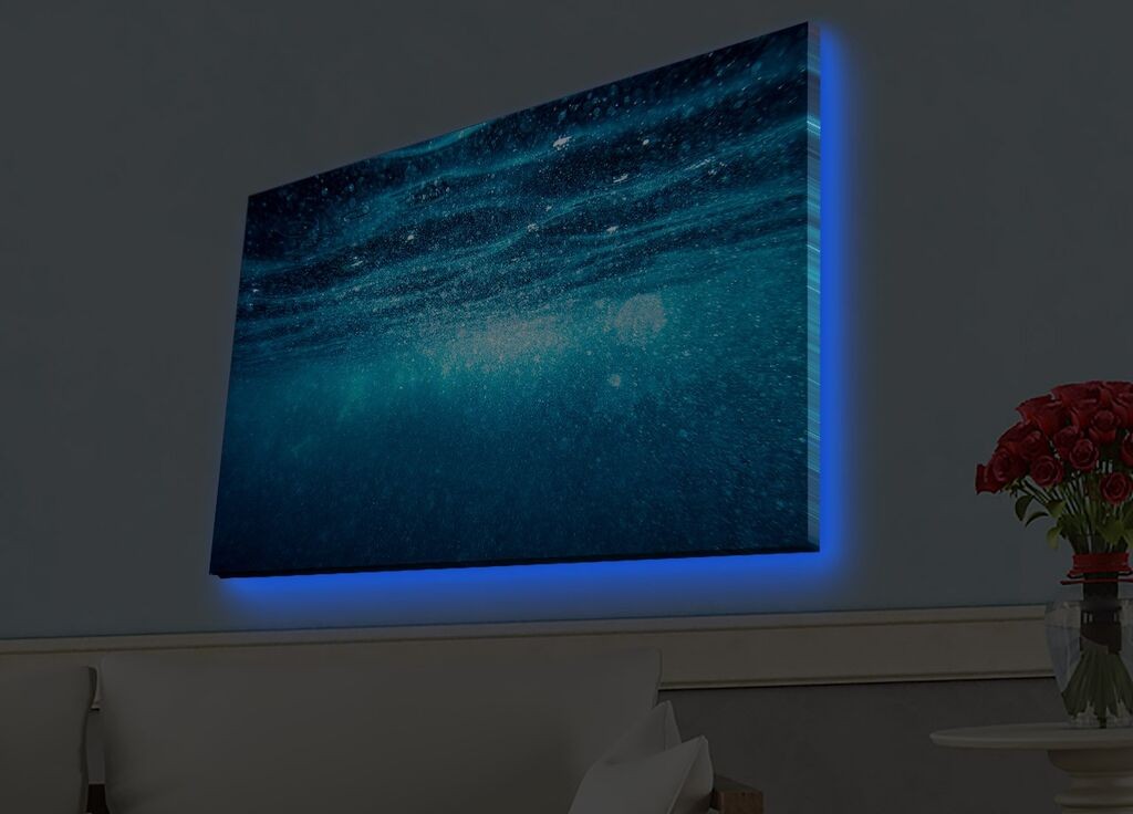 Zidna slika sa LED osvetljenjem 4570HDACT-064, 45x70 cm