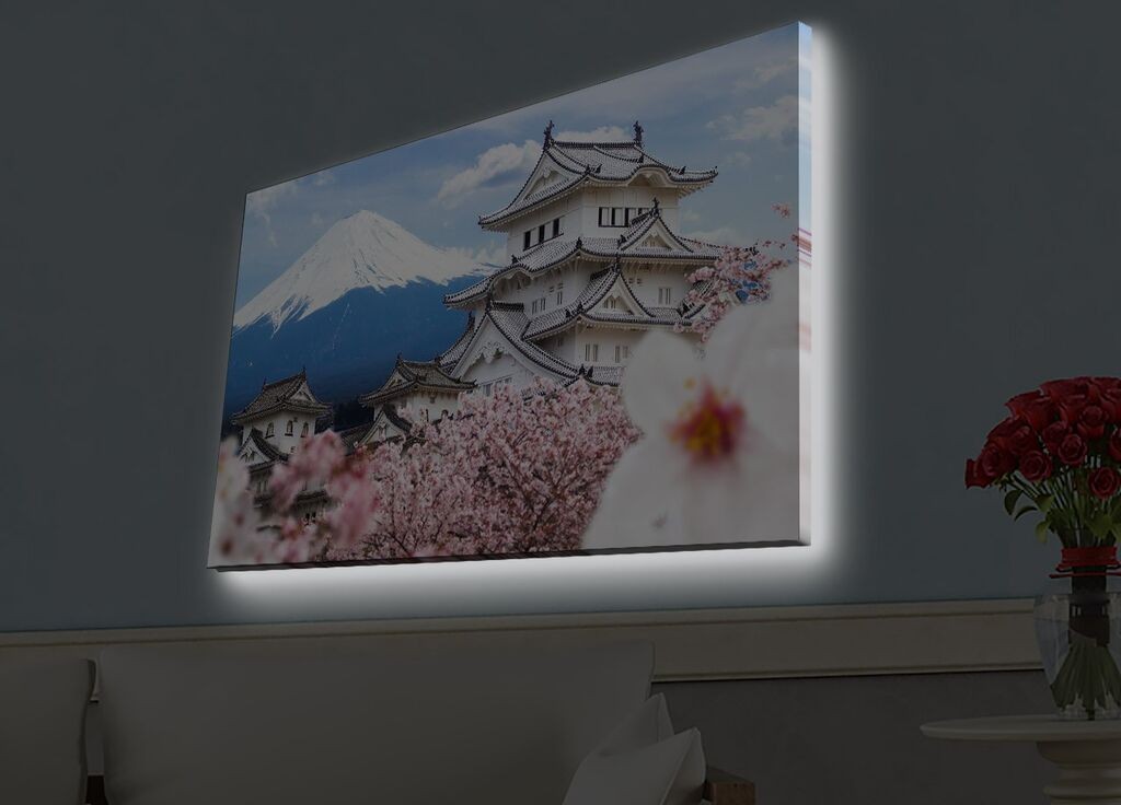 Zidna slika sa LED osvetljenjem 4570HDACT-090, 45x70 cm