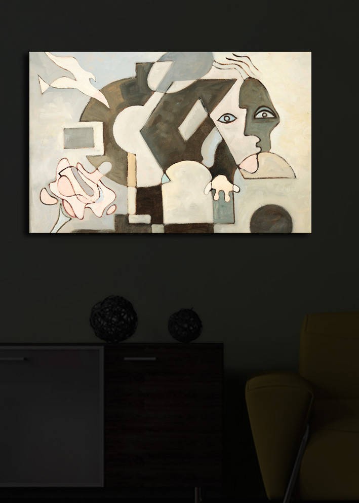 Zidna slika sa LED osvetljenjem 4570IACT-24, 45x70 cm