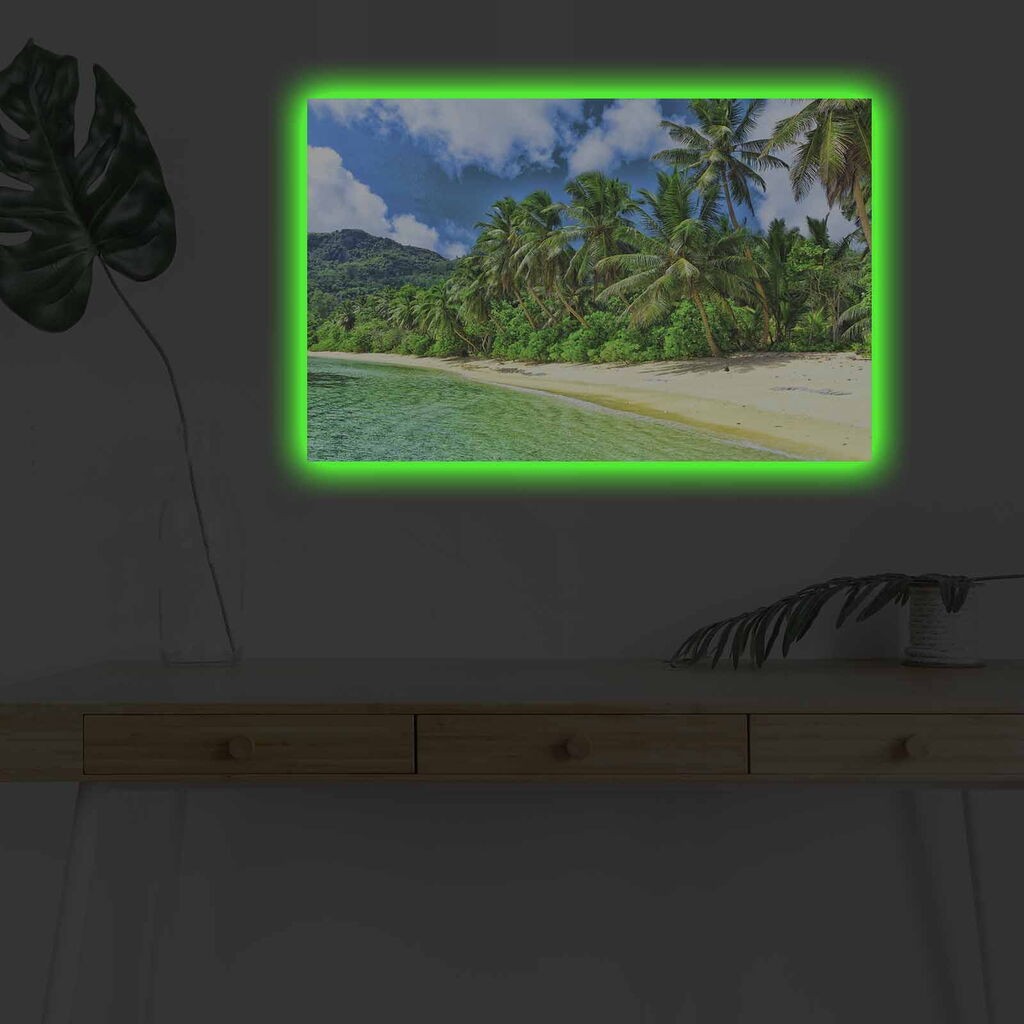 Zidna slika sa LED osvjetljenjem 4570DHDACT-015, 45x70 cm