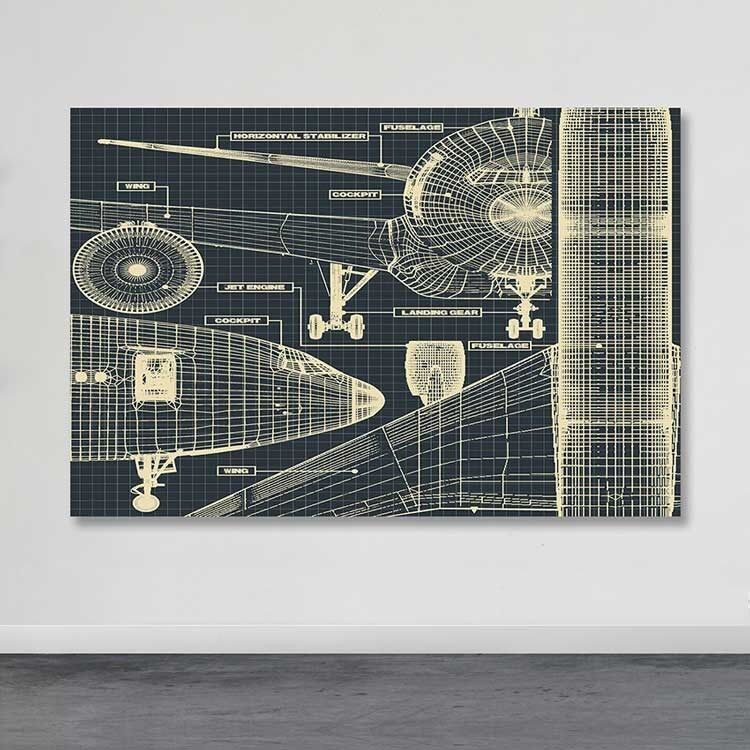 Zidna slika DEV02426100140, 100x140 cm