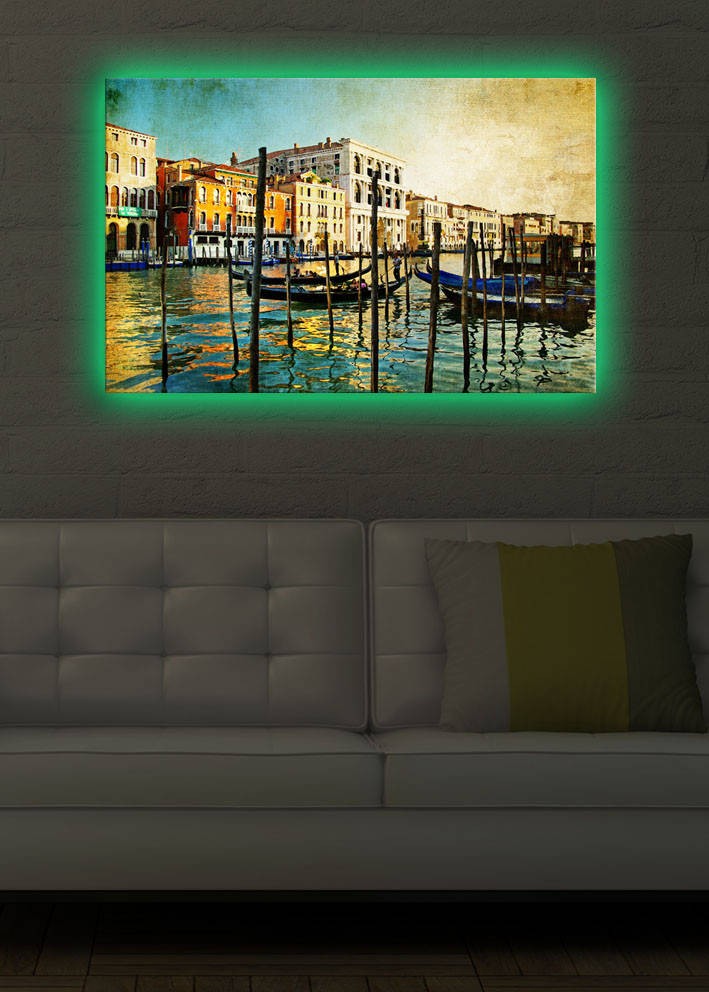 Zidna slika sa LED osvetljenjem 4570DACT-7, 45x70 cm