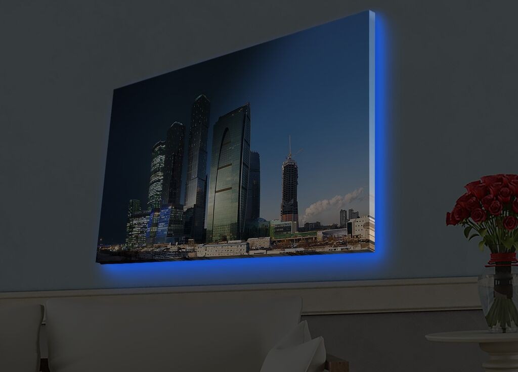 Zidna slika sa LED osvetljenjem 4570HDACT-023, 45x70 cm
