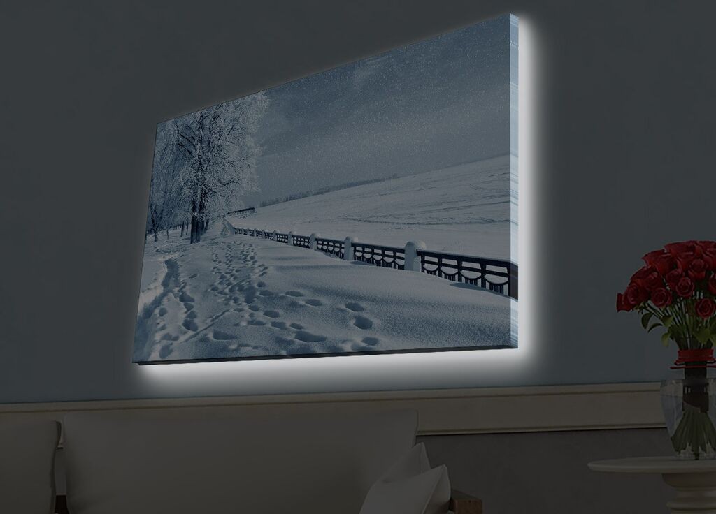 Zidna slika sa LED osvetljenjem 4570HDACT-045, 45x70 cm