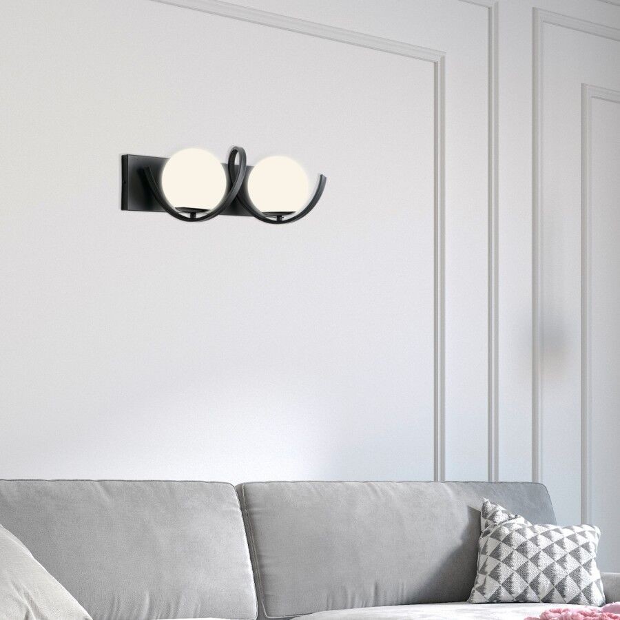 MSL Zidna lampa Trinity MSL-2001-2-W crna