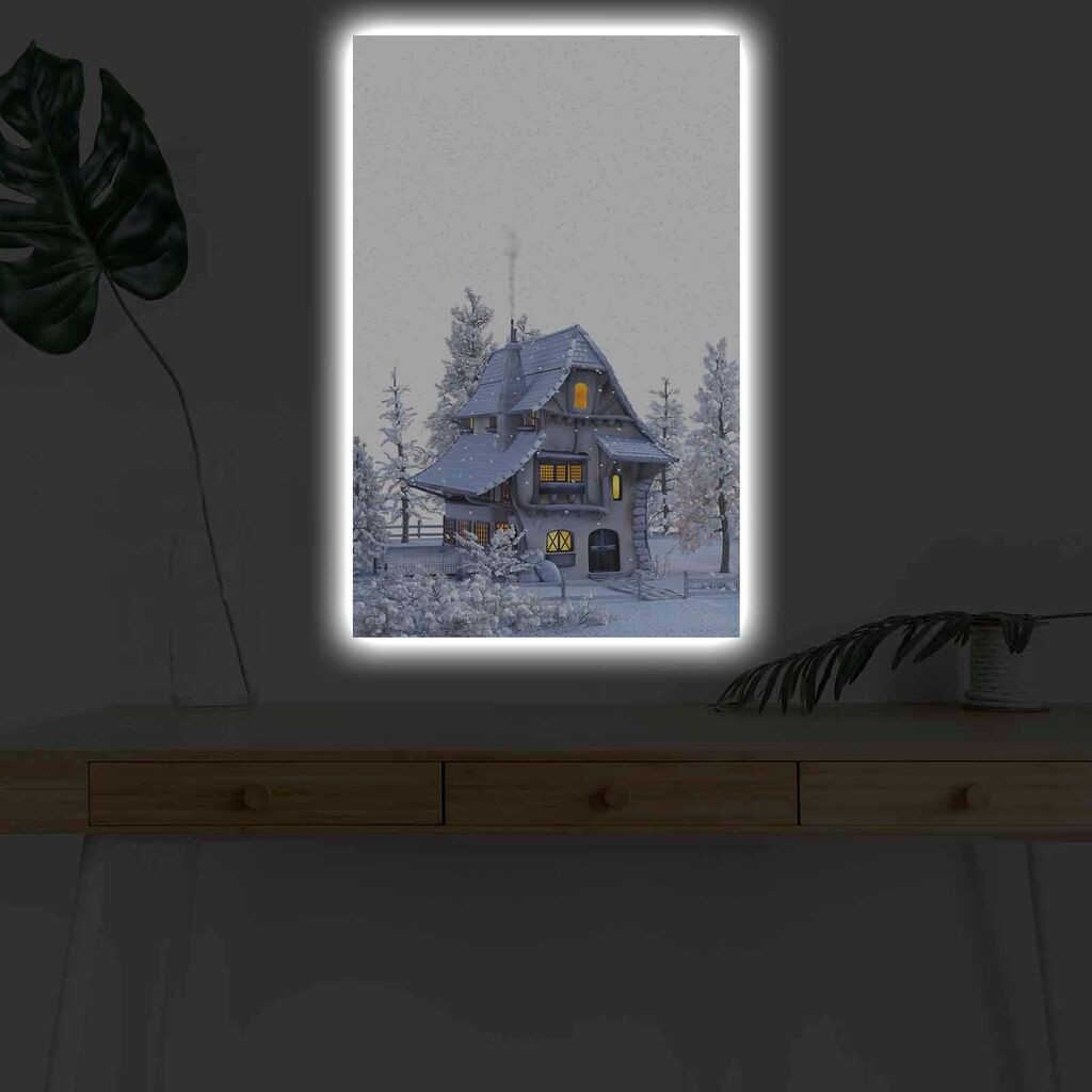 Zidna slika sa LED osvjetljenjem 4570KARDACT - 033, 45x70 cm