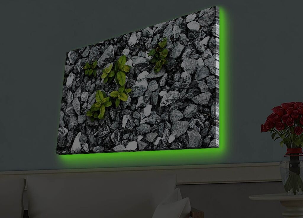 Zidna slika sa LED osvetljenjem 4570HDACT-028, 45x70 cm