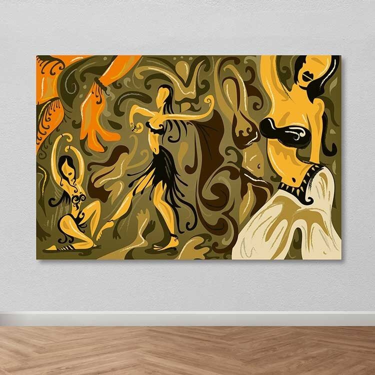 Slika za zid DEV03490100140, 100x140 cm