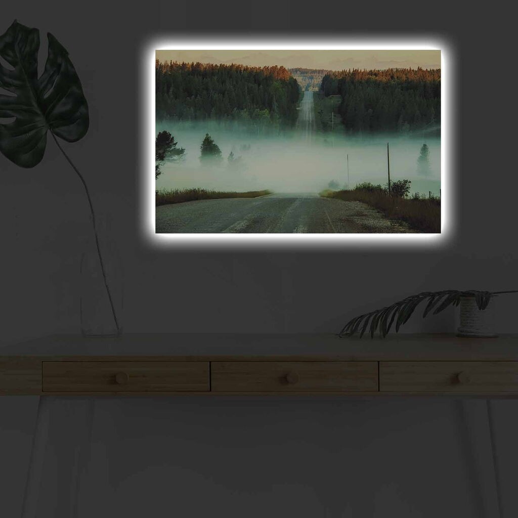 Zidna slika sa LED osvetljenjem 4570DHDACT-069, 45x70 cm