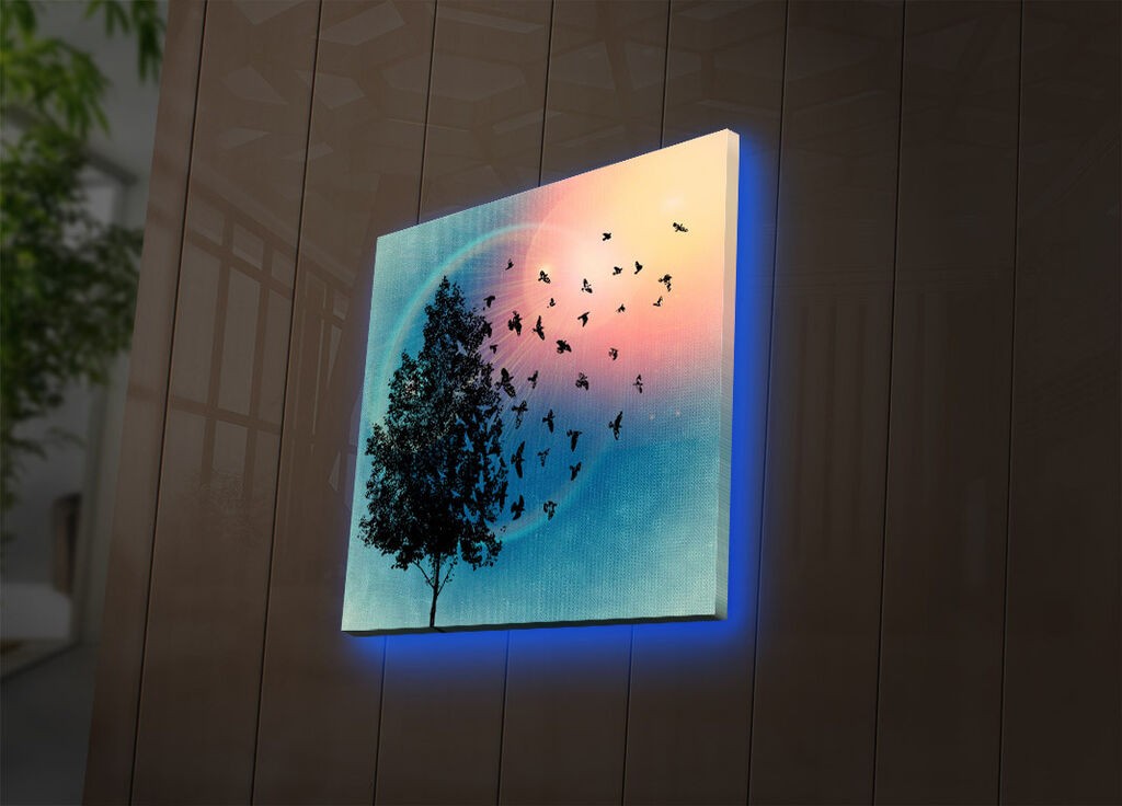 Zidna slika sa LED osvetljenjem 4040DACT-54, 40x40 cm