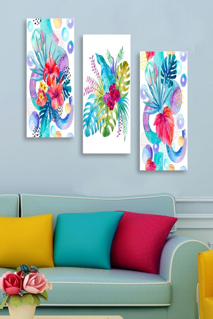 Set slika Wallity MDF0044, 3 dijela