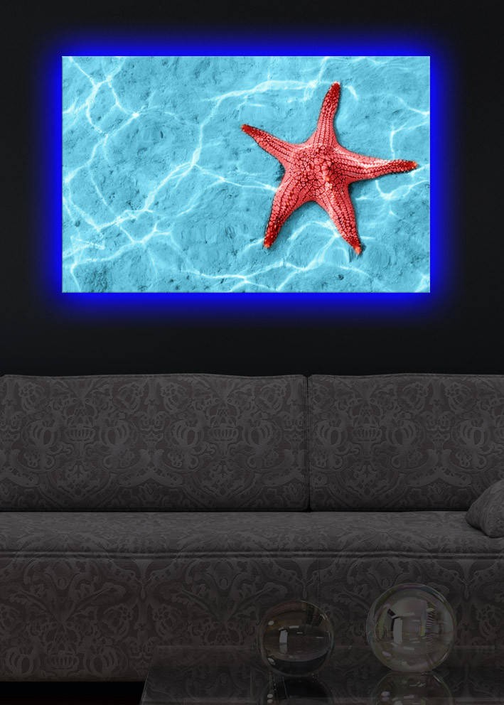 Zidna slika sa LED osvetljenjem 4570DACT-17, 45x70 cm