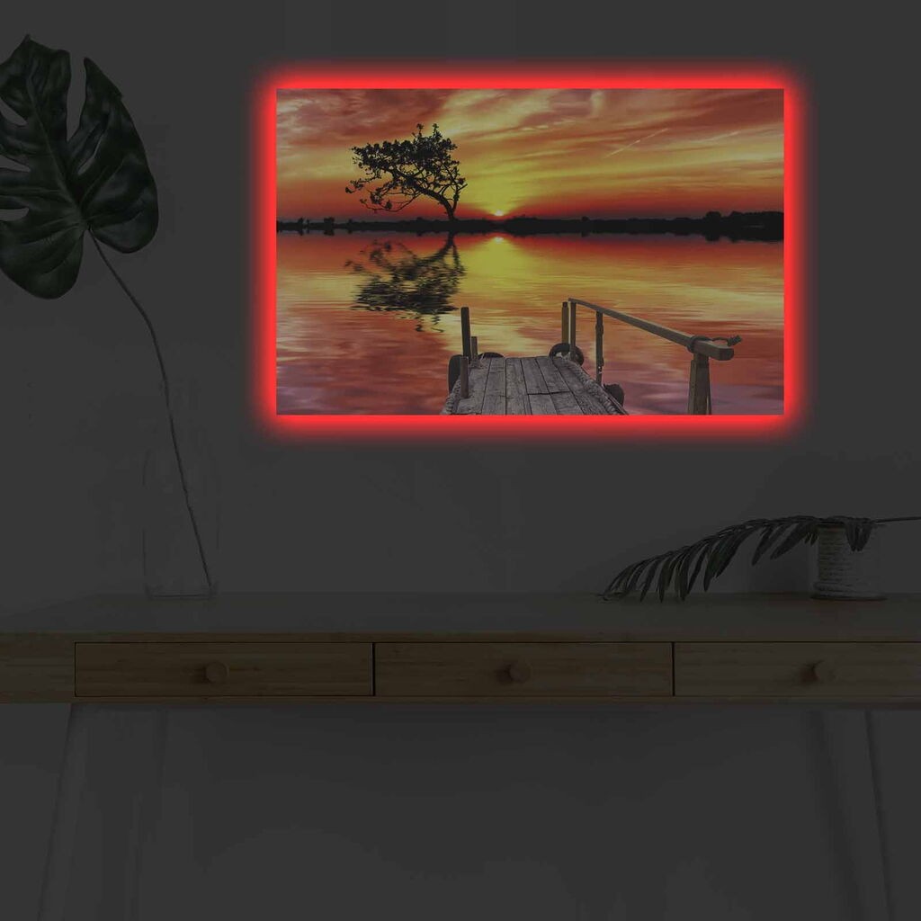 Zidna slika sa LED osvetljenjem 4570DHDACT-114, 45x70 cm