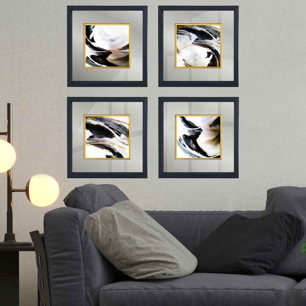 Wallity Set uramljenih slika CAM1871409, 4 dijela