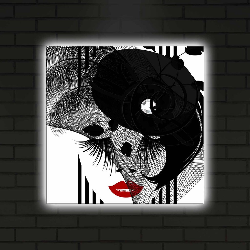 Zidna slika sa LED osvetljenjem 4040DACT-25, 40x40 cm