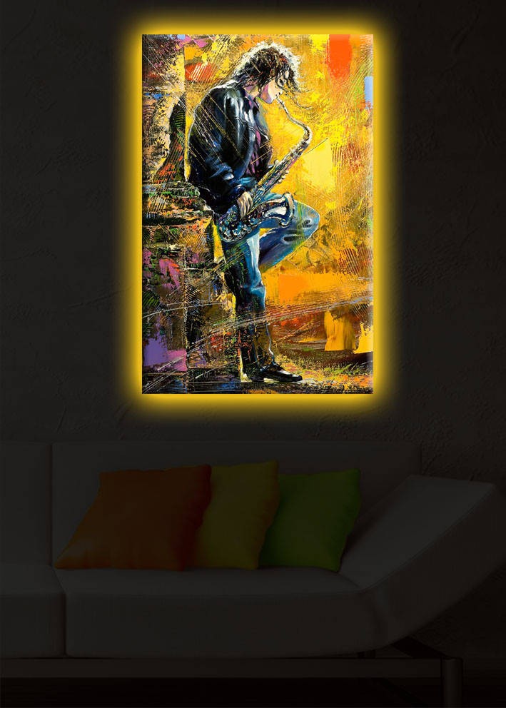 Zidna slika sa LED osvetljenjem 4570DACT-25, 45x70 cm