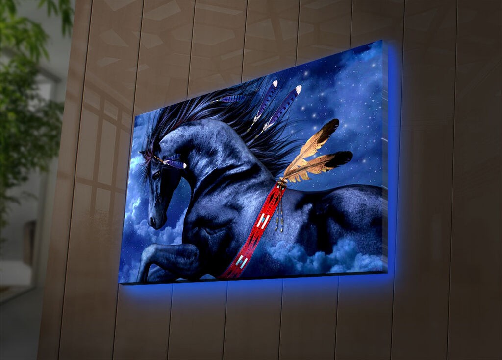 Zidna slika sa LED osvetljenjem 4570NTVDACT-2, 45x70 cm