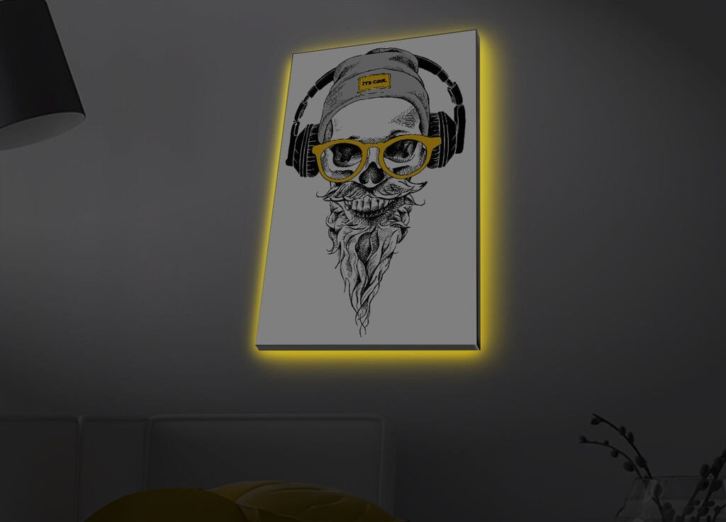 Zidna slika sa LED osvetljenjem 4570MDACT-073, 45x70 cm