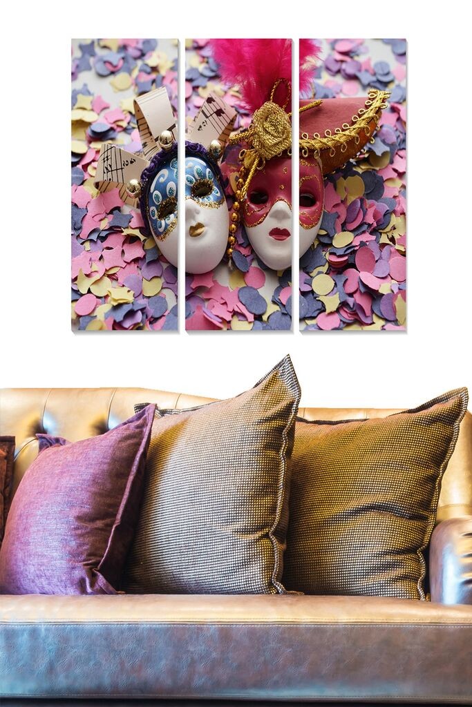 Set slika Wallity MDF1138876, 3 dijela