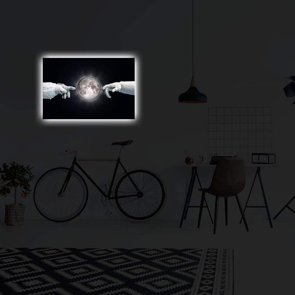 Zidna slika sa LED osvjetljenjem ABD-006, 45x70 cm