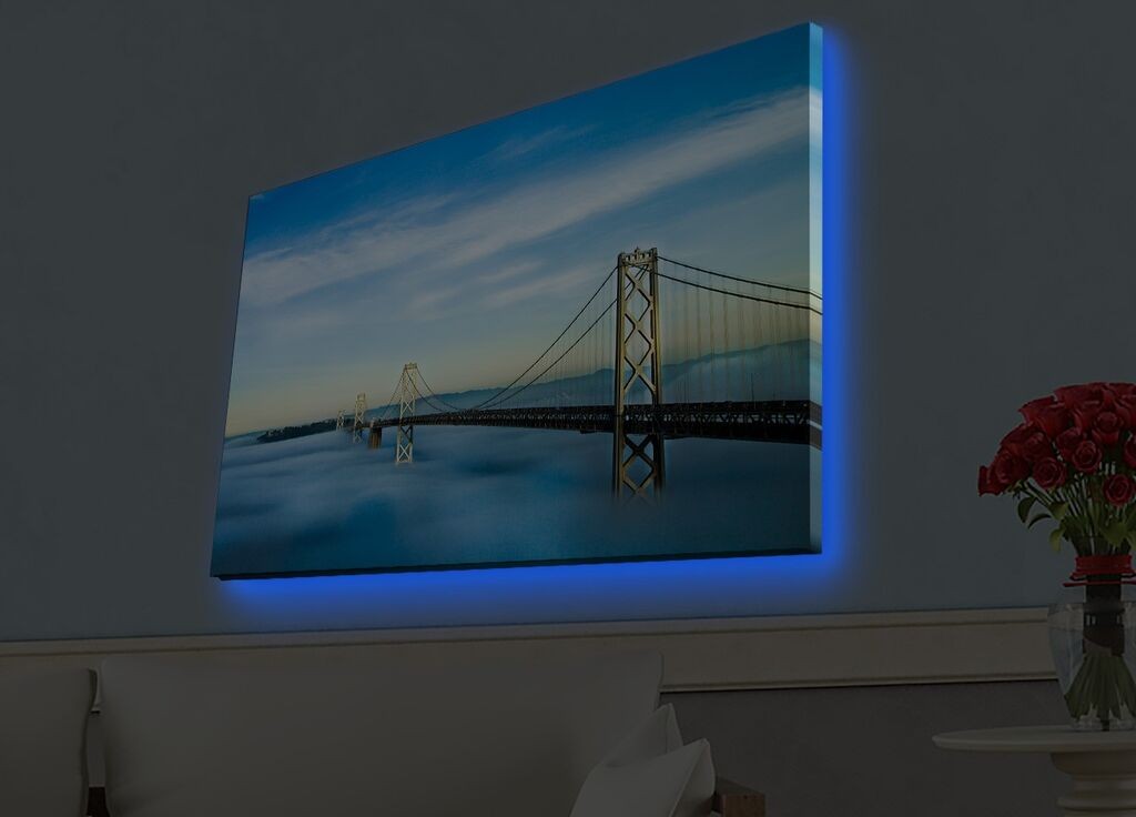 Zidna slika sa LED osvetljenjem 4570HDACT-030, 45x70 cm
