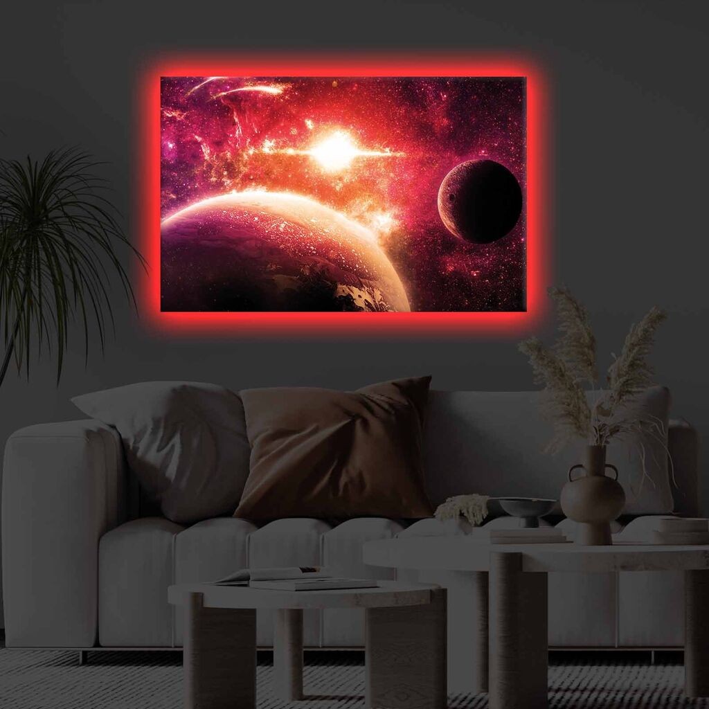 Zidna slika sa LED osvjetljenjem 4570KTLGDACT - 015, 45x70 cm