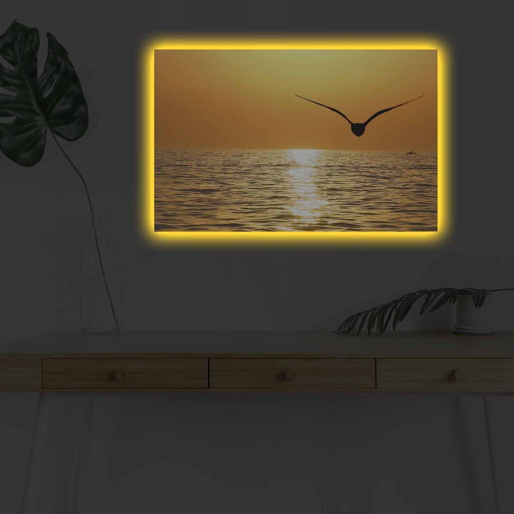 Zidna slika sa LED osvetljenjem 4570DHDACT-048, 45x70 cm