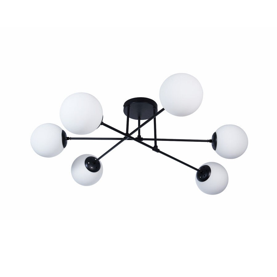 MASS-light Luster Lawrence ML-220817-6R okrugli crni