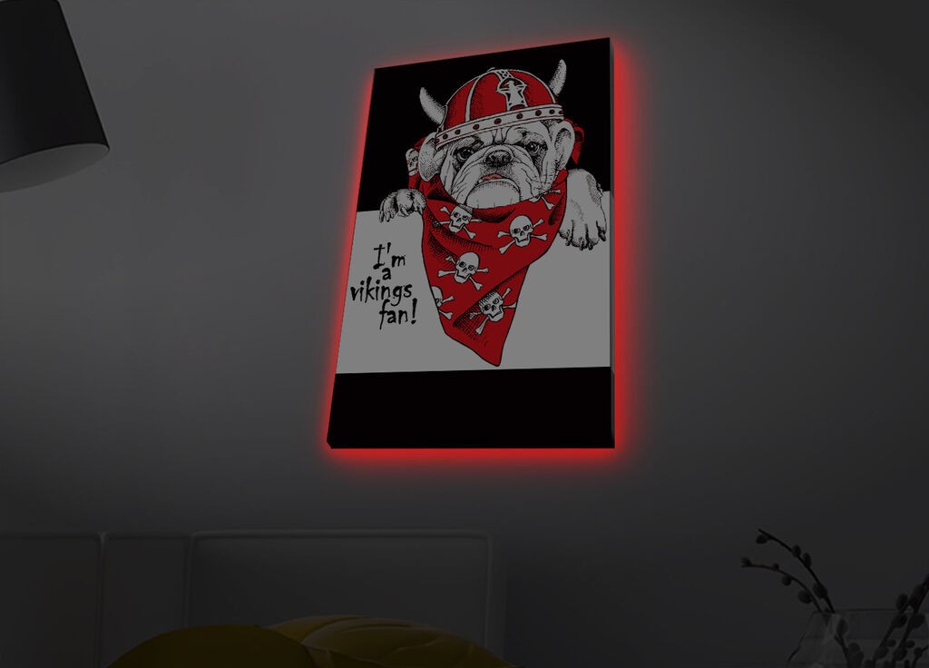 Zidna slika sa LED osvetljenjem 4570MDACT-060, 45x70 cm