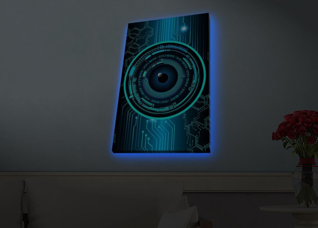 Zidna slika sa LED osvetljenjem 4570HDACT-074, 45x70 cm